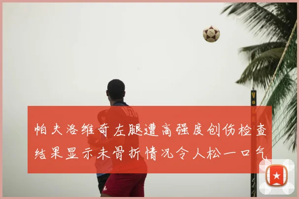 帕夫洛维奇左腿遭高强度创伤检查结果显示未骨折情况令人松一口气