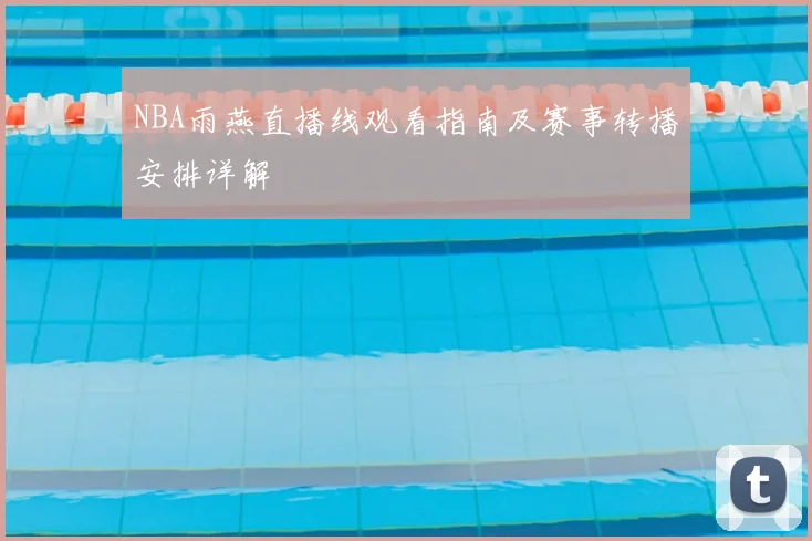 NBA雨燕直播线观看指南及赛事转播安排详解